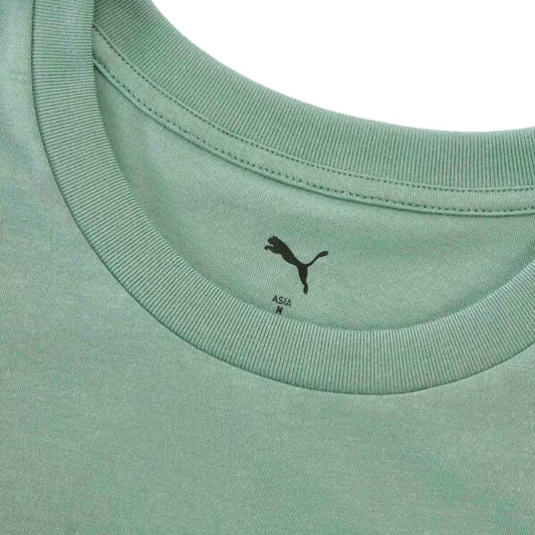 Puma GRAPHICS Базовая мужская футболка SS25 Бирюзовая 30 691854-30
