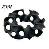 Shrimp Breeding Cave 3D Printed Aquarium Hideout Cave, Wavy Hollow Ring Fish Shelter, Non-Toxic Tank Hiding Hole Decor, Ornament for Snails