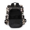 Кожаный рюкзак Женский рюкзак с принтом Дорожная школьная сумка большой емкости
