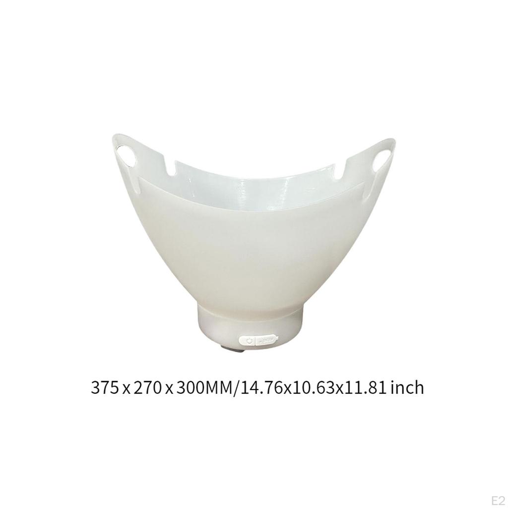 Ведро для льда со светодиодной подсветкой, охладитель для шампанского, 7 л, бутылка для напитков со светодиодной подсветкой