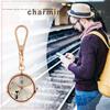 Clip Watch Pocket Watch Ladies Analog Cat Nurse Watch Waterproof Keychain Watch Rose Gold Fashion Accessory