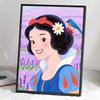 Diamond Mosaic Colorful Diamond Painting Snow White Full Round Embroidery Cartoon Creative Hobbies Wall Decor