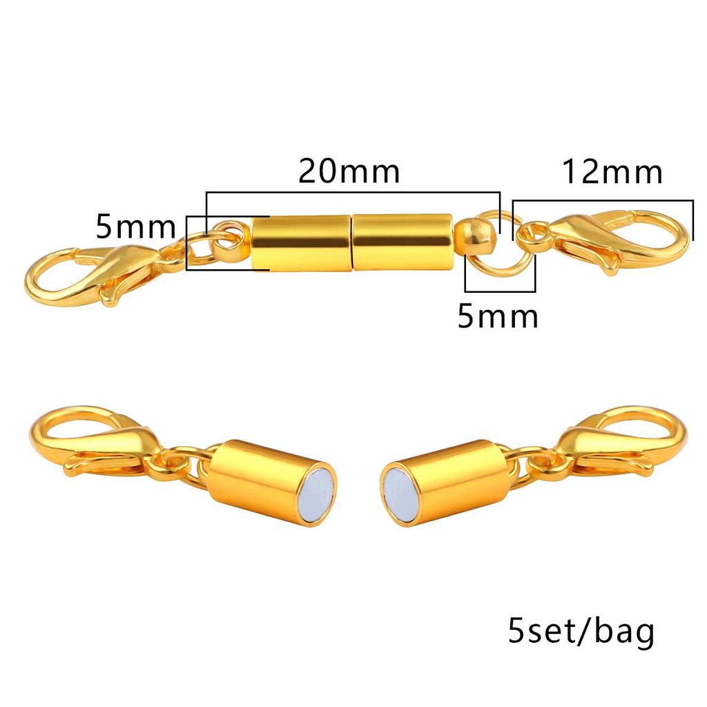 2/5 шт., аксессуары, магнитные застежки-лобстеры для ожерелья, браслета, крючки-шарики-лобстеры