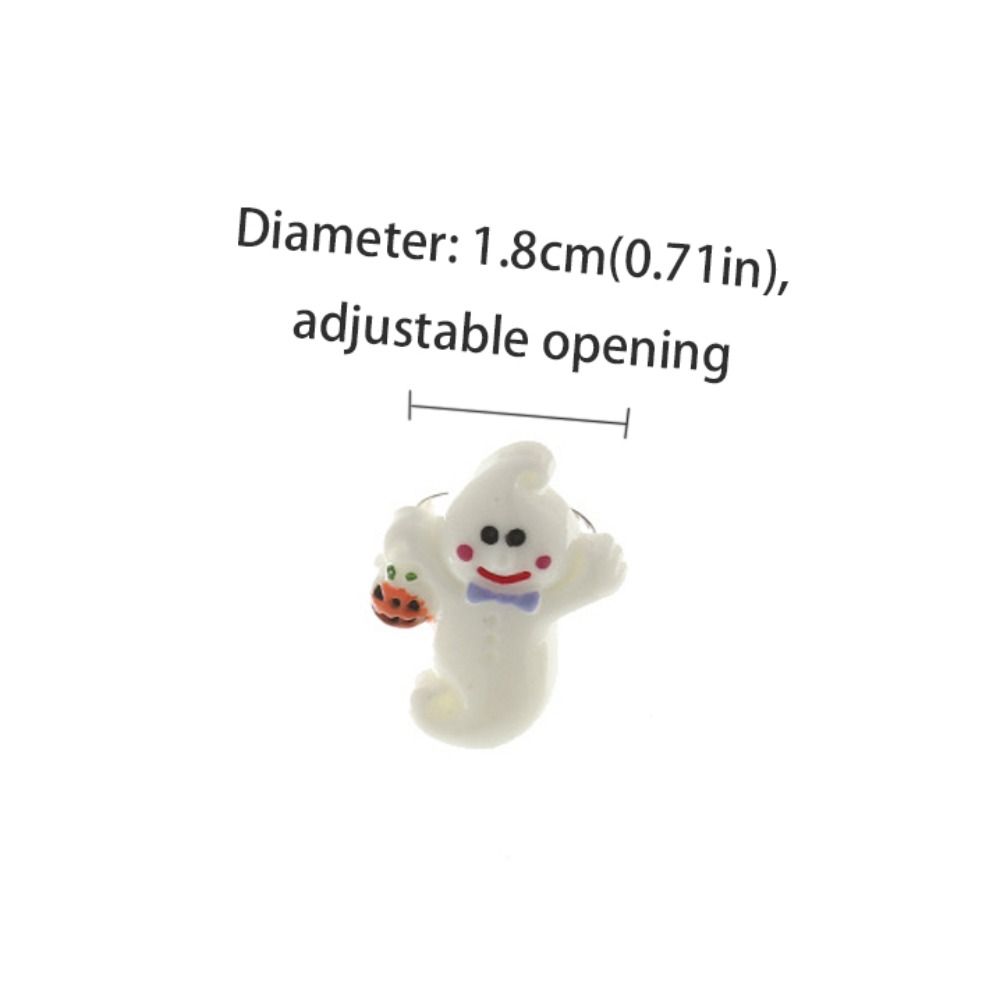 Кольцо-призрак в виде шляпы волшебника, черное кольцо с тыквой, модное кольцо в подарок на Хэллоуин