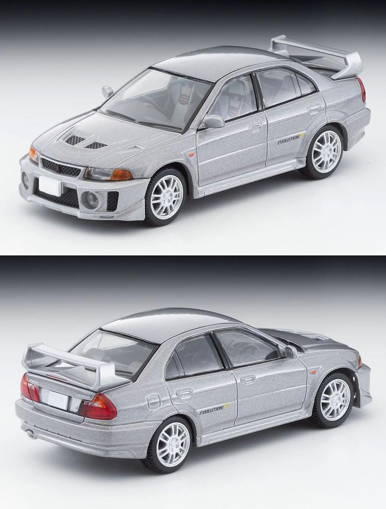 Tomica Limited Vintage Neo Mitsubishi Lancer GSR Evolution V Silver Finished Product 320258 1/64 LV-N187d