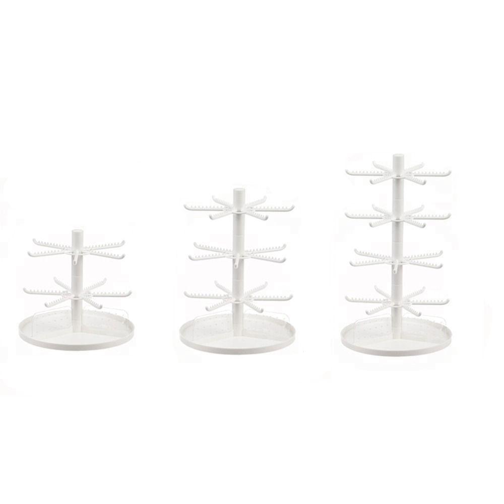 Форма Подставка для серег Кольца Домашняя стойка Съемная подставка для украшений Вращающаяся полка для ожерелий