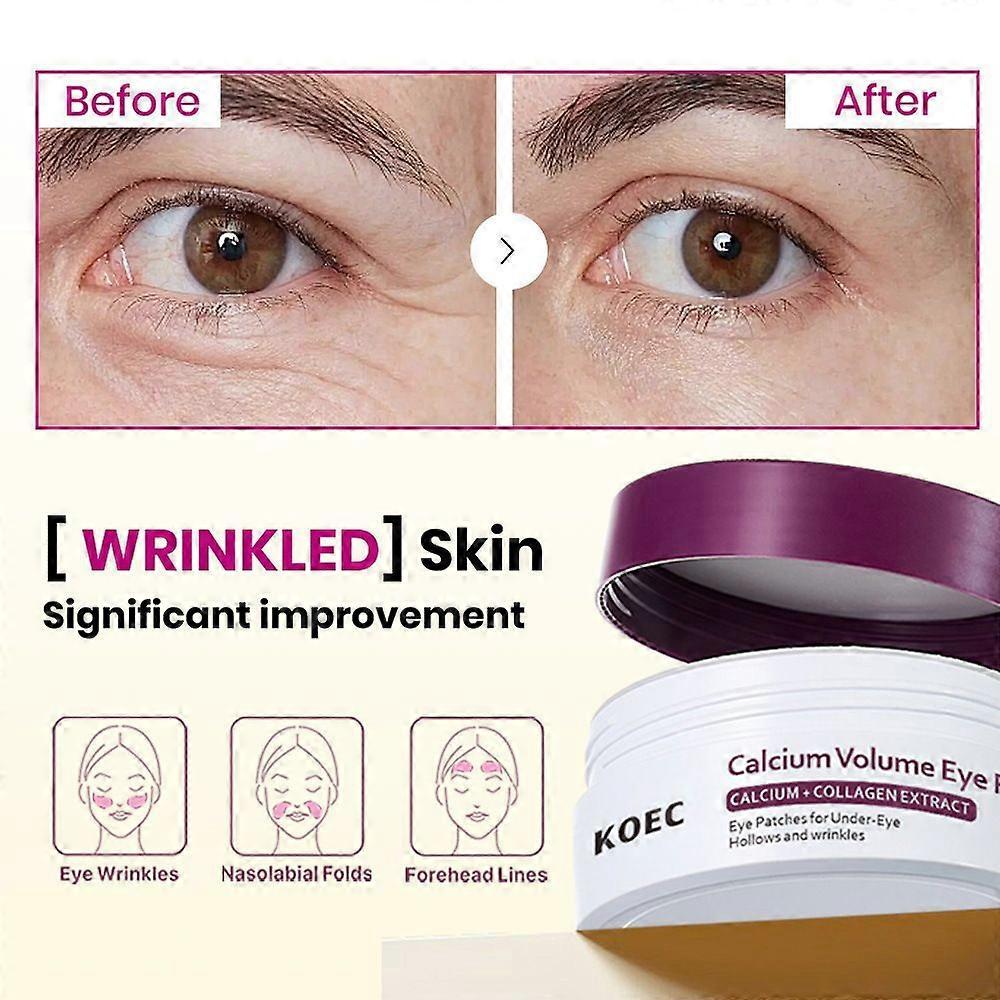 Calcium Volume Multi Balm + Calcium Volume Eye Patch, Calcium Multi Balm, Collagen Moisturing Stick, Anti-aging Wrinkle Core Stick, Hydrating, Firming