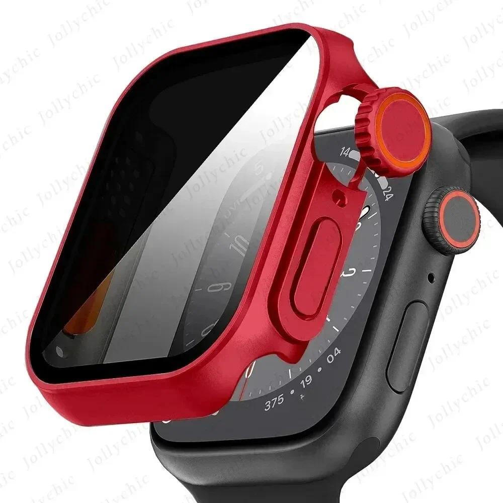 Чехол для Apple Watch Apple Watch Series 9/8/7/6/5/4 SE 44 45 41 40 мм с защитным стеклом Ultra Privacy