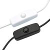 5 шт. USB-удлинитель 1,5 м USB-штекер 2-контактный соединительный кабель для светодиодной ленты DIY