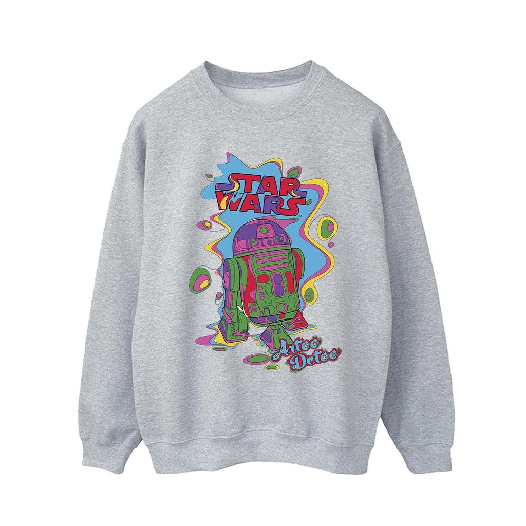 Star Wars Mens R2D2 Pop Art Sweatshirt