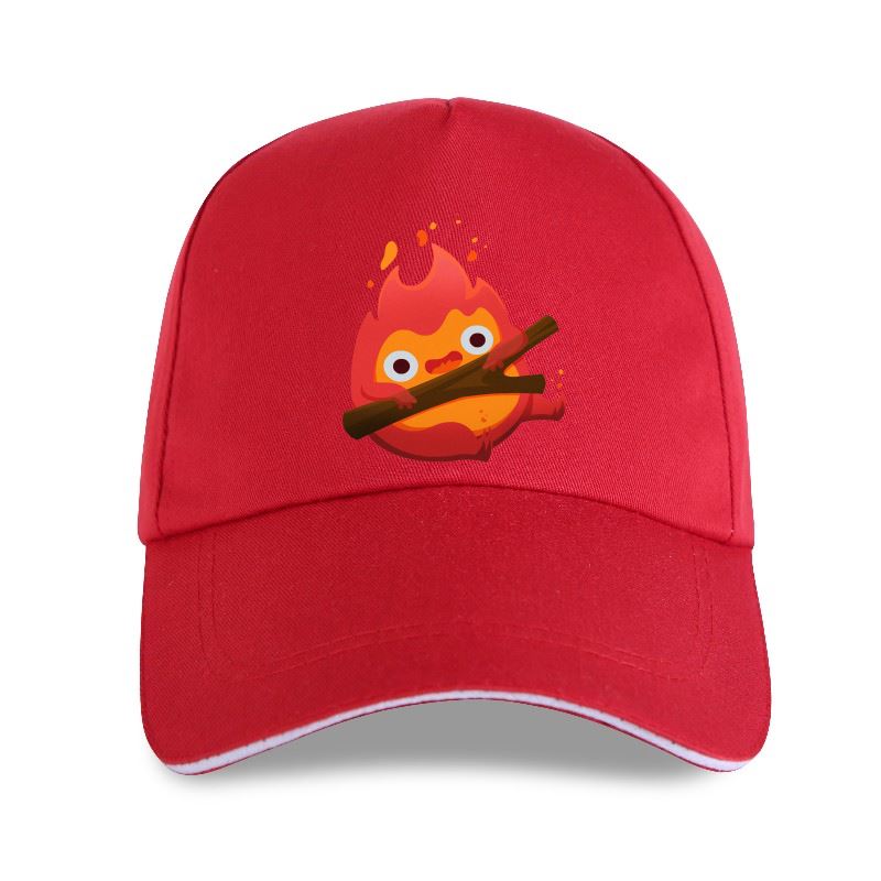 Новинка 2021 года, бейсболка Fire Demon, Calcifer Howl Moving Castle Studio Ghibli, унисекс, повседневные топы в стиле Харадзюку, майка