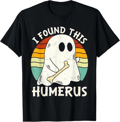 I Found This Humerus Boo Ghost Funny Halloween Unisex T-Shirt