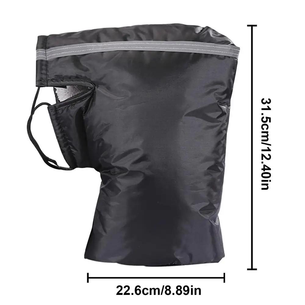 Motorcycle Handlebar Mittens For Winter Windproof Warm