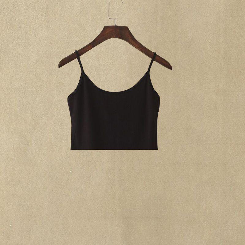 Women's Solid Color Slim Fit Camisole - Anti-Exposure Base Layer (1-2 Pieces) for Inner or Outer Wear