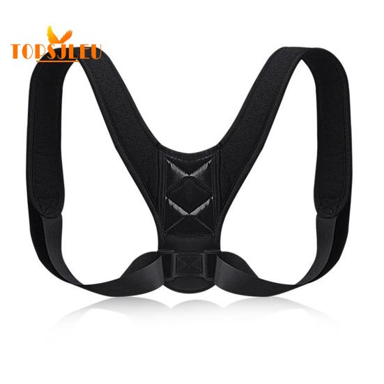 Лента-застежка для корректора осанки спины - регулируемая, пояс для коррекции горбатости, удобный пояс для поддержки спины для женщин и мужчин