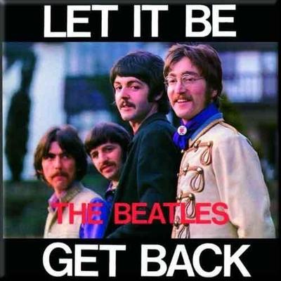 Магнит на холодильник Let It Be/Get Back