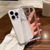 Прозрачный противоударный чехол из ТПУ для iphone 16 Pro Max / 16 Pro / 16+ / 16 / 16e-Clear