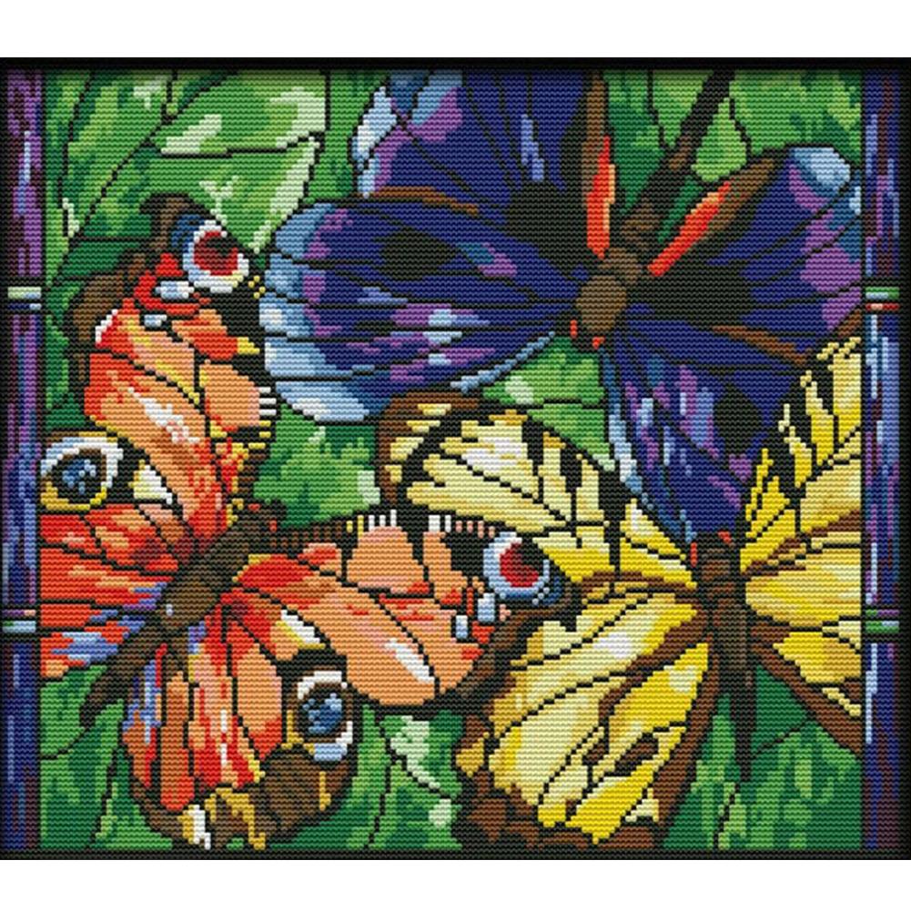 Набор для вышивки крестом «Пейзаж» из эко-хлопка 14CT, полная вышивка, AU