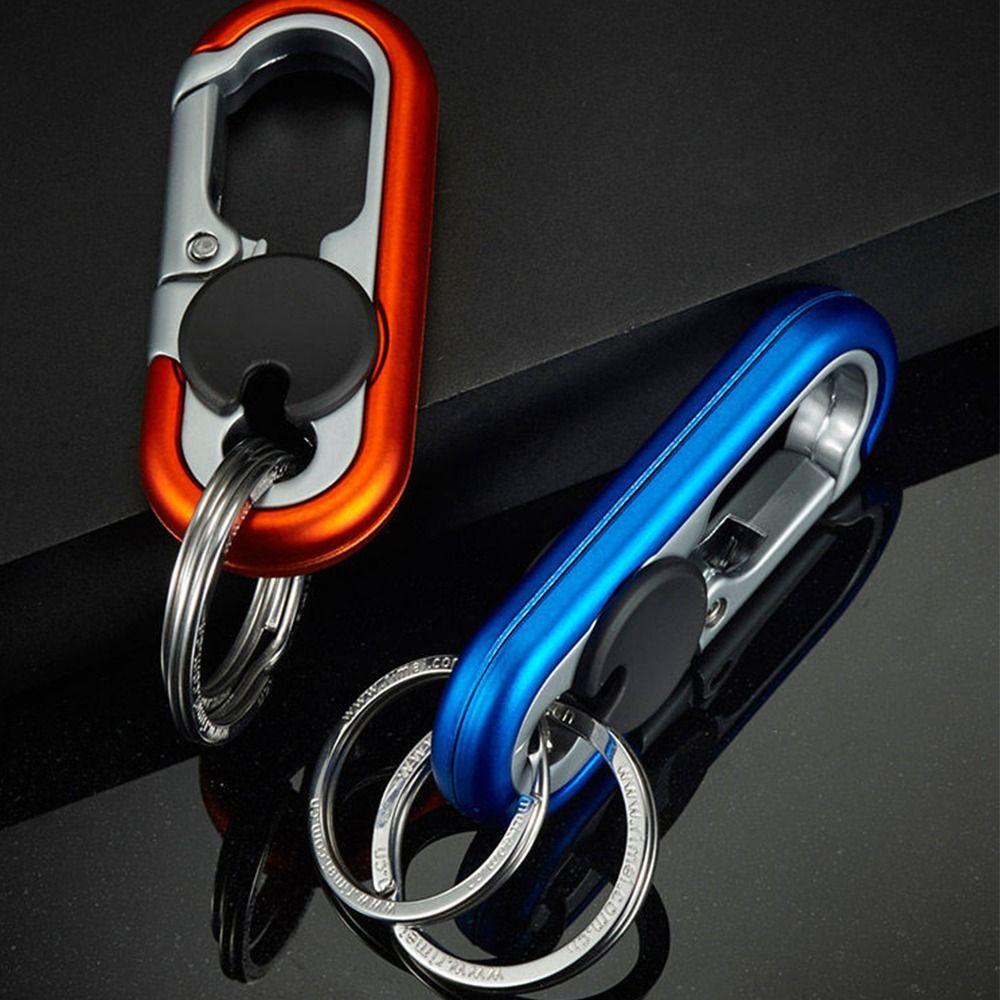 Waist Buckle Key Ring Business Car Keychain Keys Organizer Double Ring Keychain Car Key Holder