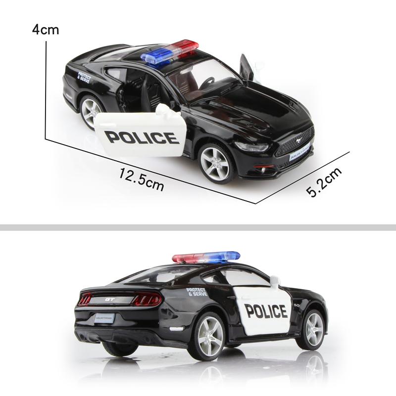 Police Car Series Volkswagen Mercedes Benz Dodge Lamborghini McLaren Ford Chevrolet Corvette Diecasts & Toy Vehicles RMZ City 1:36 Alloy Model