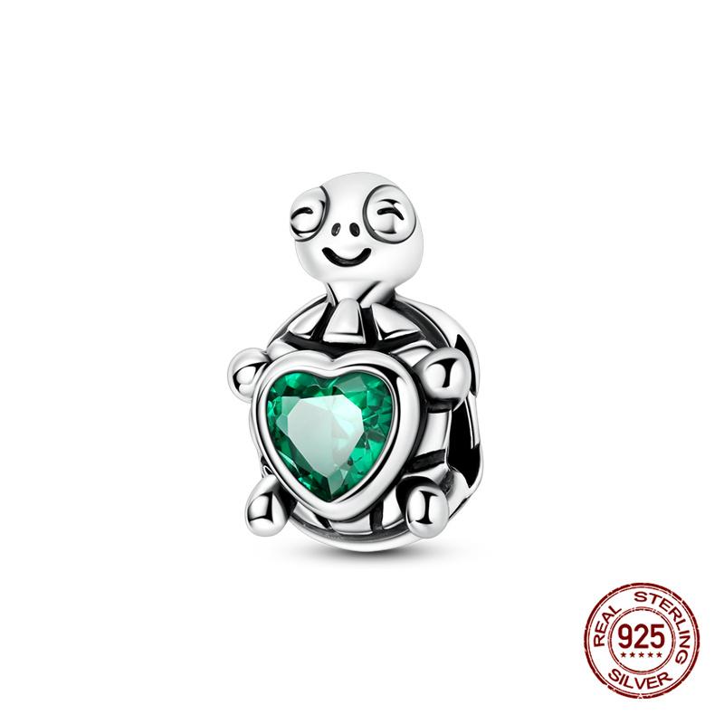 New In Original Charm Copper Ocean Series Sea Turtles Charms Beads Fit 3Mm Original Bracelet For Women Diy Fine Jewelry Gift