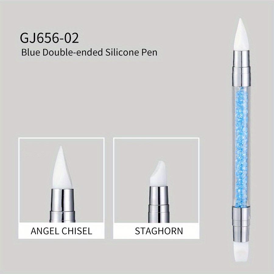 5-цветная двусторонняя силиконовая ручка, ручка для градиентного рендеринга, точечная алмазная гравировка, хрустальный алмаз, многофункциональные аксессуары для маникюрных инструментов