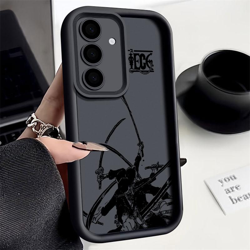 Чехол для телефона с Ророноа Зоро из манги для Samsung S26 S25 S24 S23 S21 S20 Ultra One Pieces для Galaxy S25 S24 FE S26 Plus Силиконовый чехол