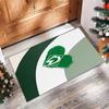 Werder Bremen Football Print Crystal Velvet Rug, Comfortable Water Absorbent Non Slip Indoor Floor Carpet