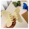 9 Colors Hair Claw Oversized Butterfly Solid Color Hair Clips Women Creative Barrettes Ponytail Shark Clips Hair Accessories