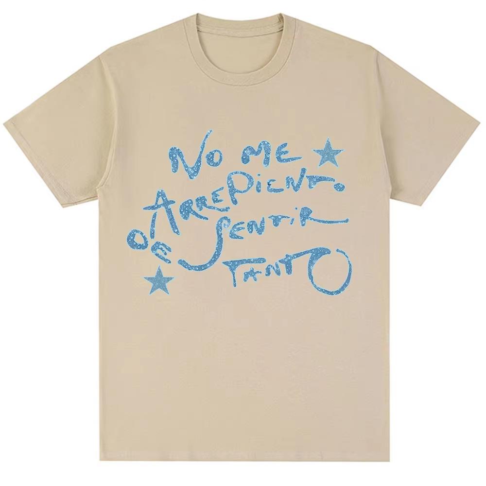 Hot Sale Karol G No Me Arrepiento De Sentir Tanto 2026 New Album Tshirt Men Women Hip Hop Fashion T Shirt Breathable Streetwear Casual Tees