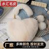 Осень и зима новая портативная сумка из шерсти с любовью модная цепочка кроссбоди плюшевая сумка сумка-сердце красная меховая соломенная сумка для ручной носки