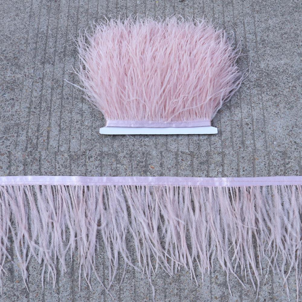 Thickened Encryption Ostrich Hair Cloth Edge 10-15Cm Feather Clothing Skirt Accessories