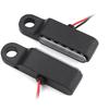2x Universal 8mm Aluminum Smoke Mini LED Motorcycle Turn Signal Indicators Blinker Lights