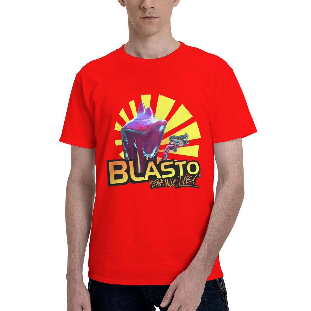 1 Piece Blasto Novelty 100 Cotton Tshirt Mmass Effect Tops Tees For Unisex