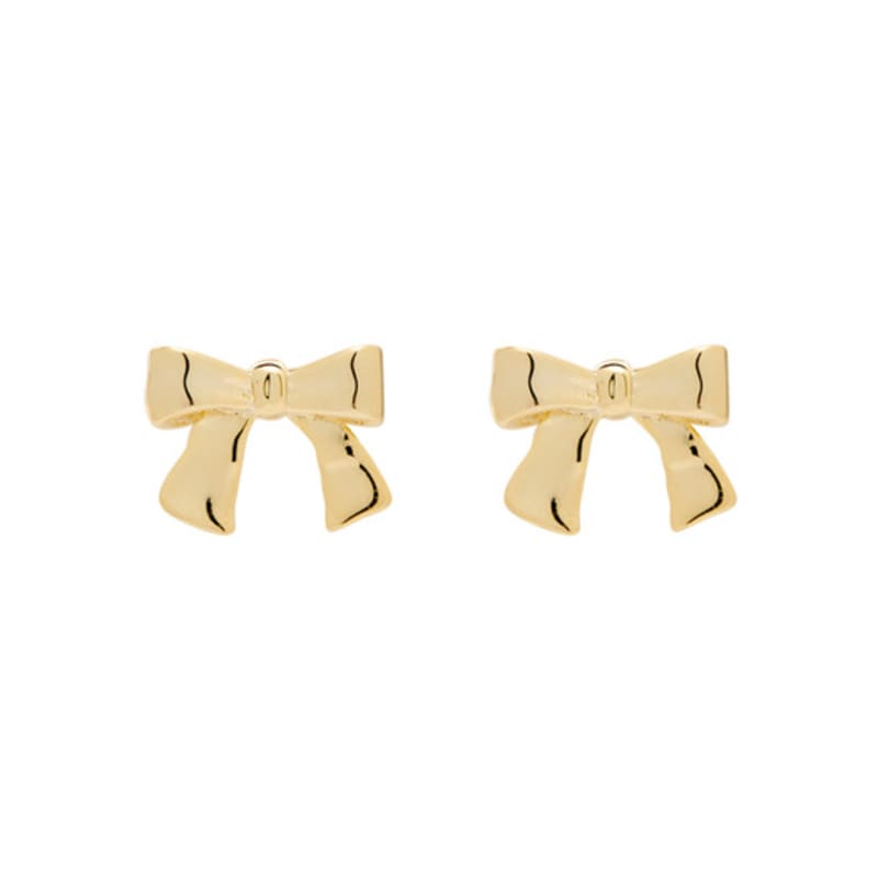 JYDDM 925 Signature Ribbon Earrings (L)
