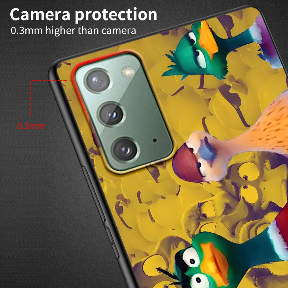 Чехол с мультяшным рисунком «МИГРАЦИЯ» для Samsung Galaxy Note 20 Ultra 8 10 Lite 9, чехол для телефона из ТПУ Note 10 Plus, черный мягкий чехол Funda Capa