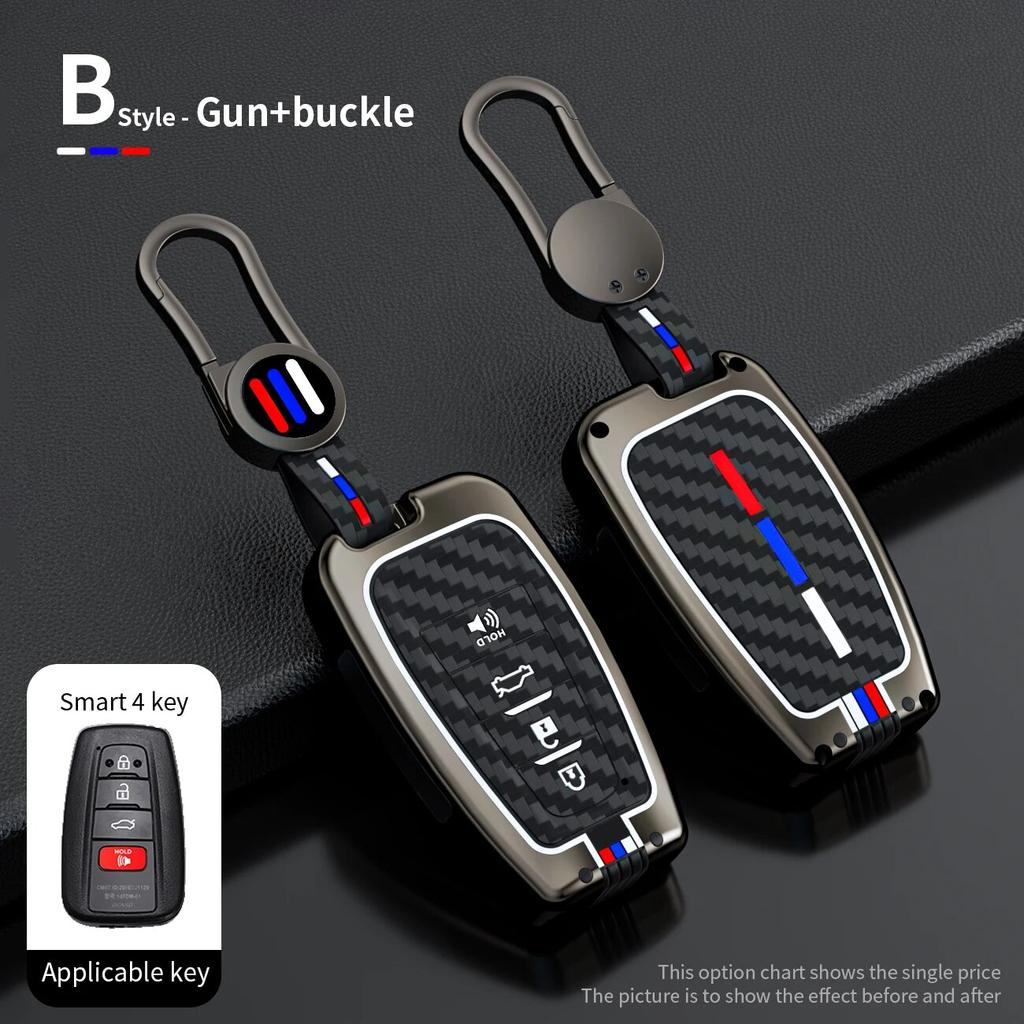 Для Toyota Prius Camry Corolla C-HR CHR RAV4 Prado Izoa Levin Avalon 2018 2019 2020 чехол для автомобильного ключа защитный чехол для ключей