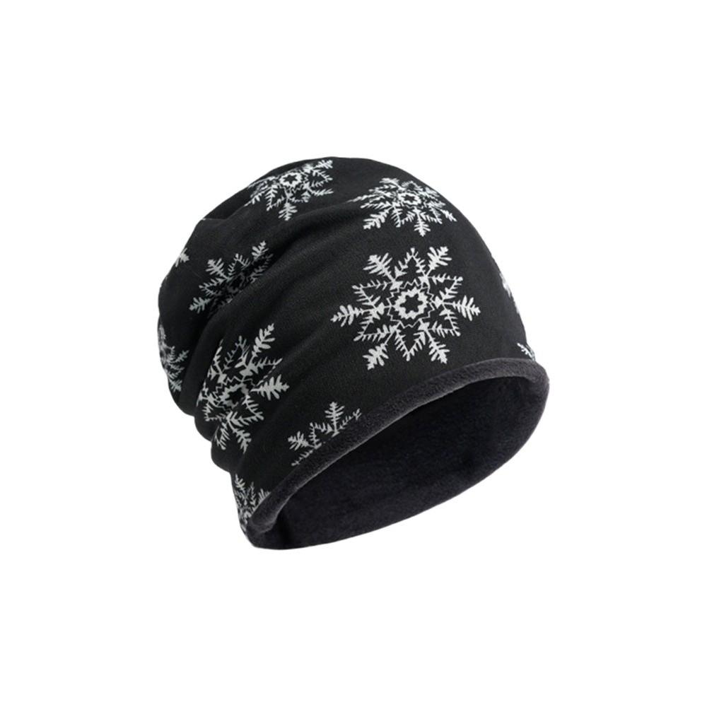 Fleece Lined Cover Head Cap Soft Plush Winter Knitted Hat Fashion Beanies Bonnet  for Women