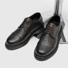 Height Increasing Men's Leather Shoes Retro British Gentleman Style Office or Fashion Party Black Brown Adult Dress Shoes
