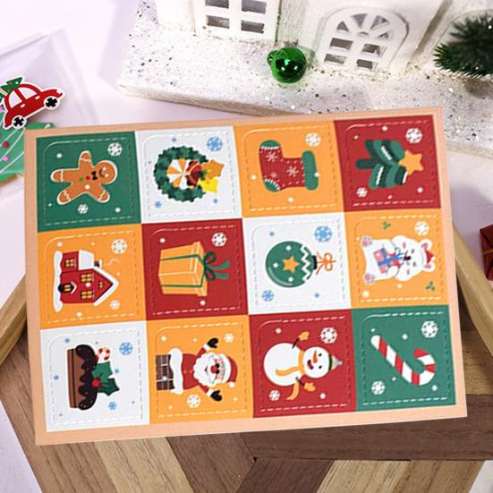 5 шт., рождественская пустая подарочная коробка, 12 сеток, забавный тычок пальцем, сделай сам, детский обратный отсчет, Адвент-календарь, сюрприз, слепая коробка, новогодний фестиваль, подарок