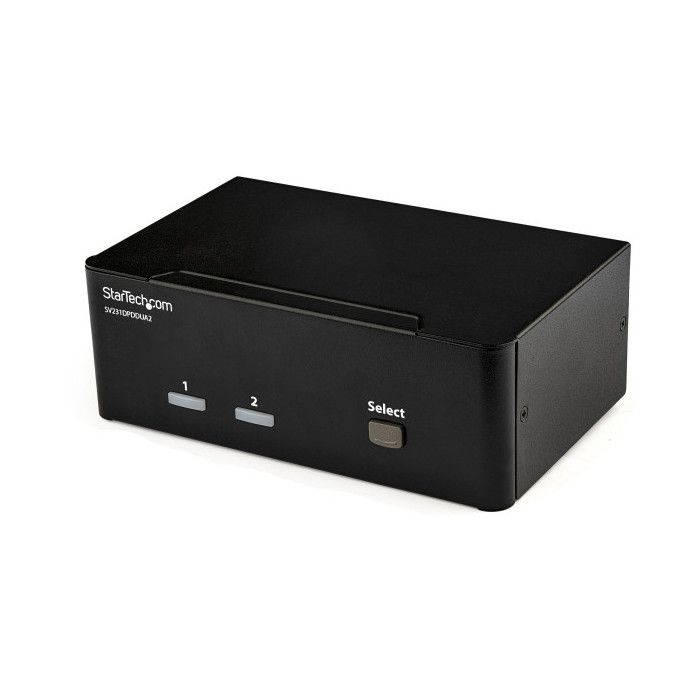 Switch KVM - STARTECH.COM - 2 Ports - DisplayPort - 4K 60Hz - Contrôle BIOS/UEFI