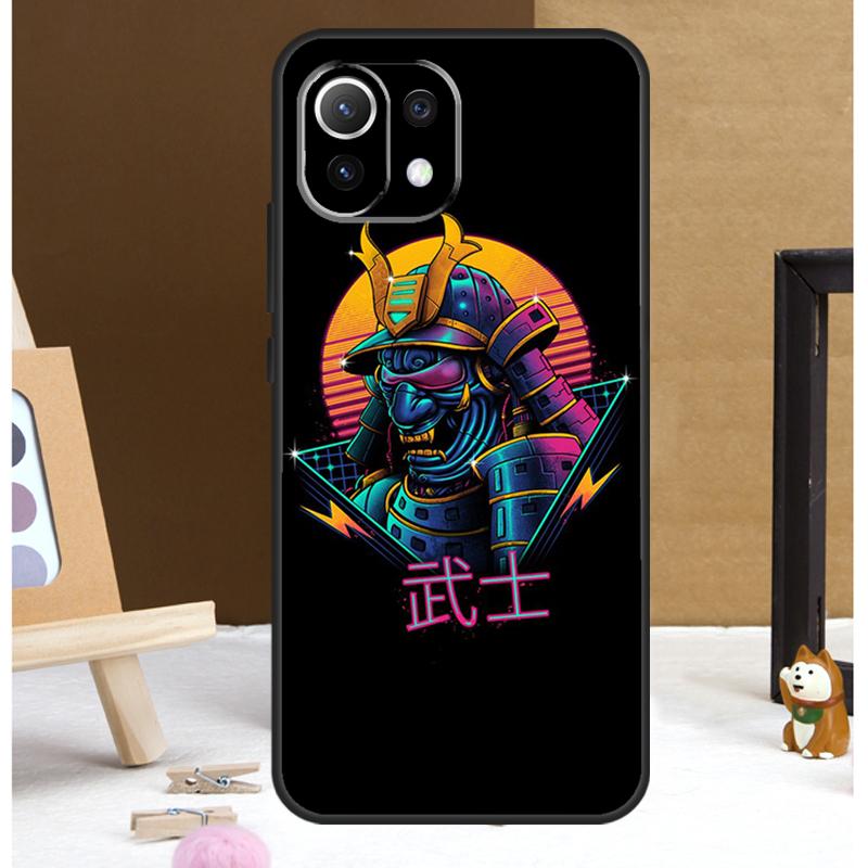 Чехол в стиле самурая и ниндзя для Японии для Xiaomi 13 14 15 Ultra 13T 14T 15T 17 Pro Max POCO X7 X3 X5 X6 F5 F6 F7 F8 Pro