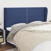 VidaXL Headboard with Ears Blue 183x23x118-128 Cm Fabric3117836