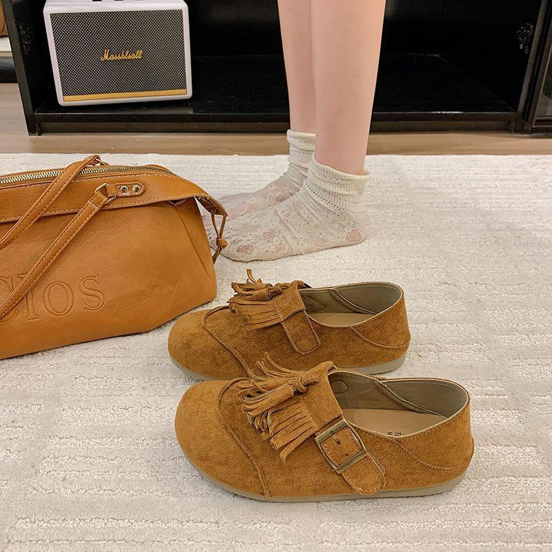Boken Doudou обувь женская новая летняя с юбкой мягкая подошва ретро на плоской подошве одинарная обувь