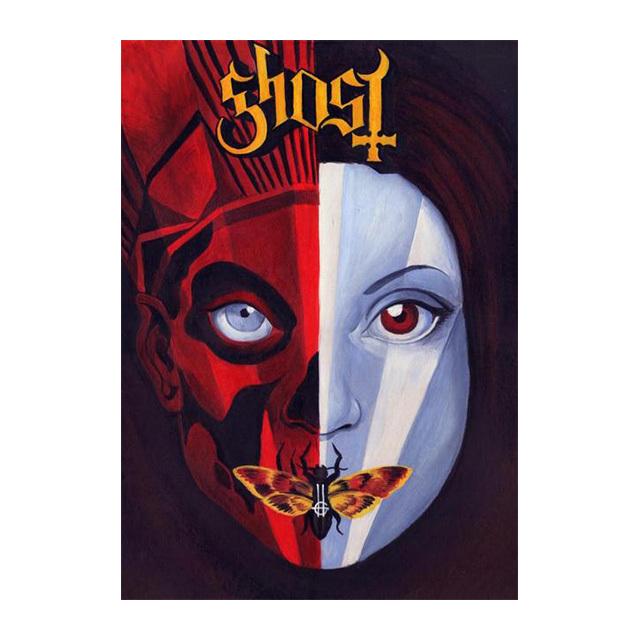 Плакаты с призраками, плакаты и принты шведских хэви-метал групп, абстрактное искусство, картина маслом в кафе-баре