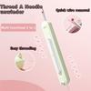 2 In 1 Needle Threader and Seam Ripper Tool Multifunctional Sewing Thread Remover Cross Stitch Crafting Accessories Easy Use