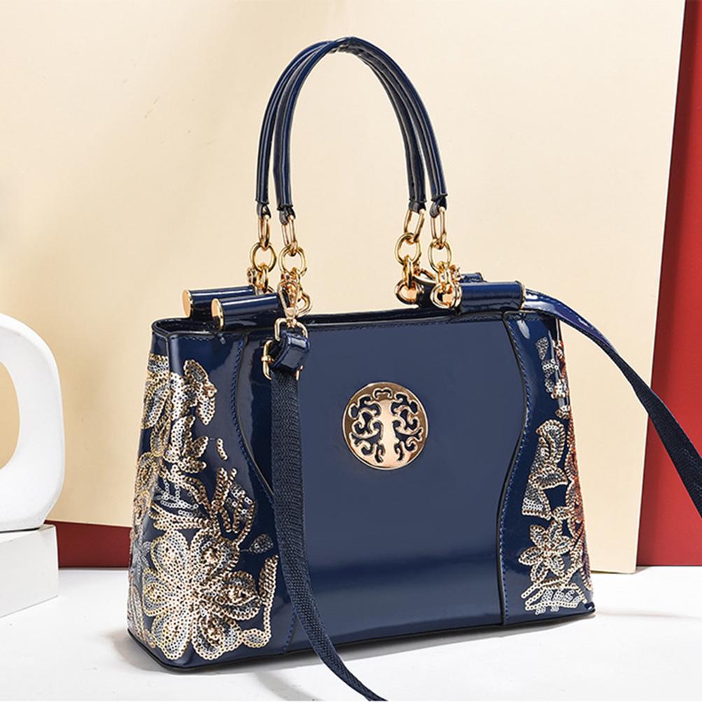 Женская кожаная вечерняя сумочка, женская сумка через плечо, элегантная большая женская сумка, модная классическая деловая сумка-мессенджер