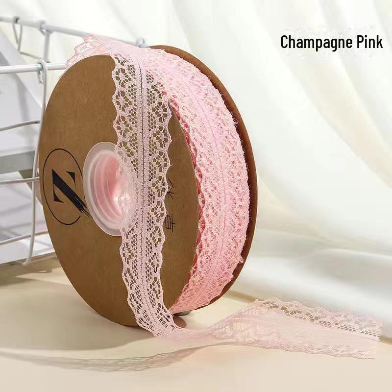 Лента из кружева ручной работы с узорами в виде бабочек и цветов, 50 ярдов — идеально подходит для самостоятельного изготовления и праздничной упаковки