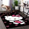 1 шт. Sanrio Hello Kitty Ковер для офиса с принтом русалки Прямоугольный коврик под стол, Идеальный декор для гостиной, спальни, кухни, Нескользящий пол