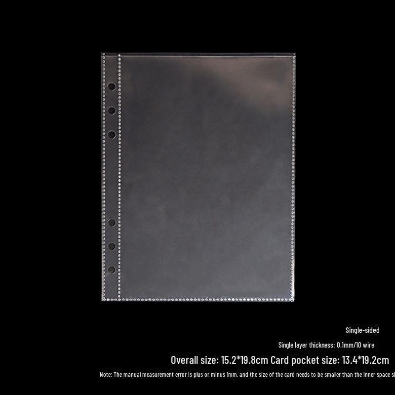 Нескользящая визитница формата А5 с 4-мя прозрачными внутренними карманами для хранения 3-дюймовых фотографий Polaroid